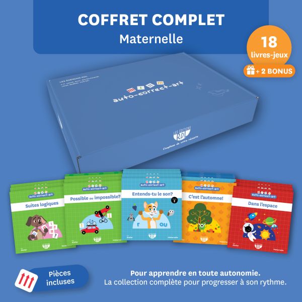 Auto-Correct-Art - Coffret complet - Maternelle