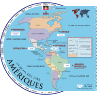 La roue des pays - Amériques