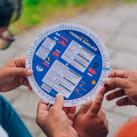La roue des verbes anglais utilisée en situation d’apprentissage