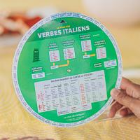 Consulter la conjugaison avec la roue des verbes italiens.